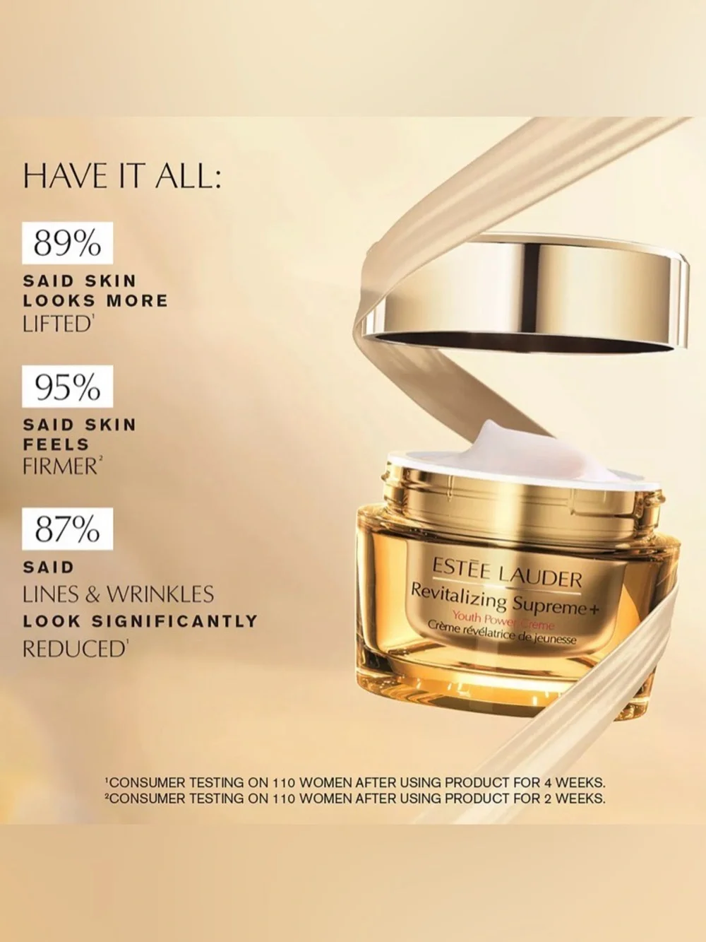 Estee Lauder Revitalizing Supreme+ Youth Power Creme 5ml, Travel Size, New - Picture 4 of 10